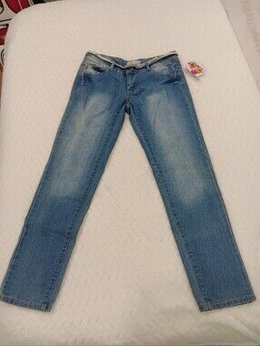 Pink Kiss Girls Jeans With Decorative Belt NWT